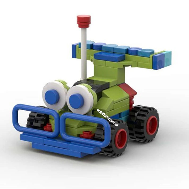 New Hot Famous Toys Movie Series Toy Storyed Character Square Head Figures Model Blocks Diy Creative Ideas Kid Birthday Gifts