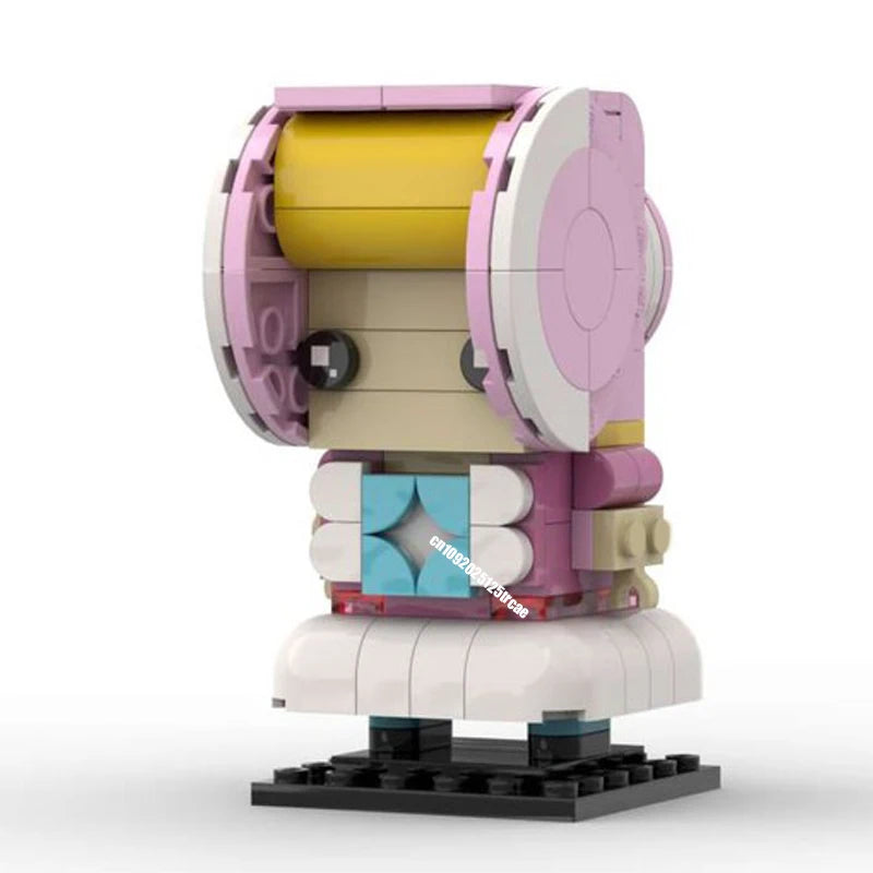 New Hot Famous Toys Movie Series Toy Storyed Character Square Head Figures Model Blocks Diy Creative Ideas Kid Birthday Gifts