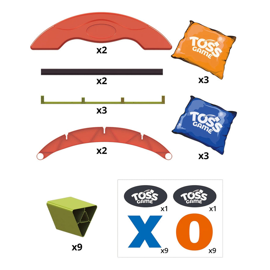 Nine-Square Grid Sandbag Throwing Game Set Toy 3×3 Sandbag Bean Bag Throwing Competition Game Toy