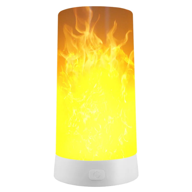 LED Flame Lamps for Room Simulated Flame Night Lights Lava Lamps Indoor Bar Ktv Wedding Decoration for Christmal New Year Gift