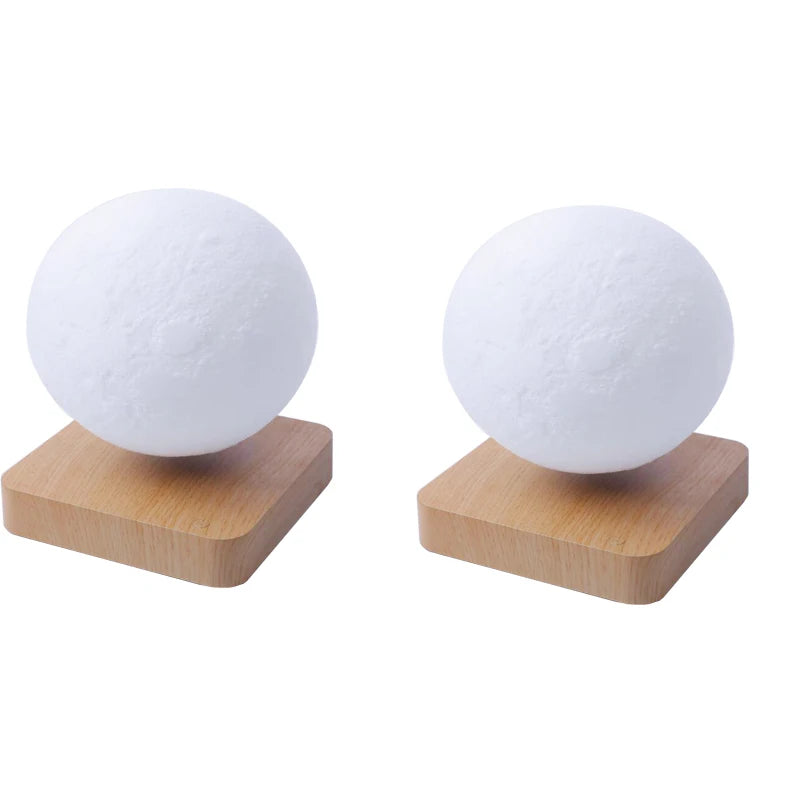 Floating Moon Lamp with Magnetic Levitation - Touch Control Night Light for Home Décor and Unique Gift
