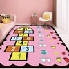 Miniso Cartoon Hopscotch Carpet Non Slip Children's Room Mat Study Table Chair Mat Kindergarten Play Floor Mat Home Decoration