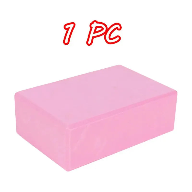 A pink rectangular block on a white background looks like a Montessori Sensory Balance Stone. The text 1 PC appears in bold red letters above it.