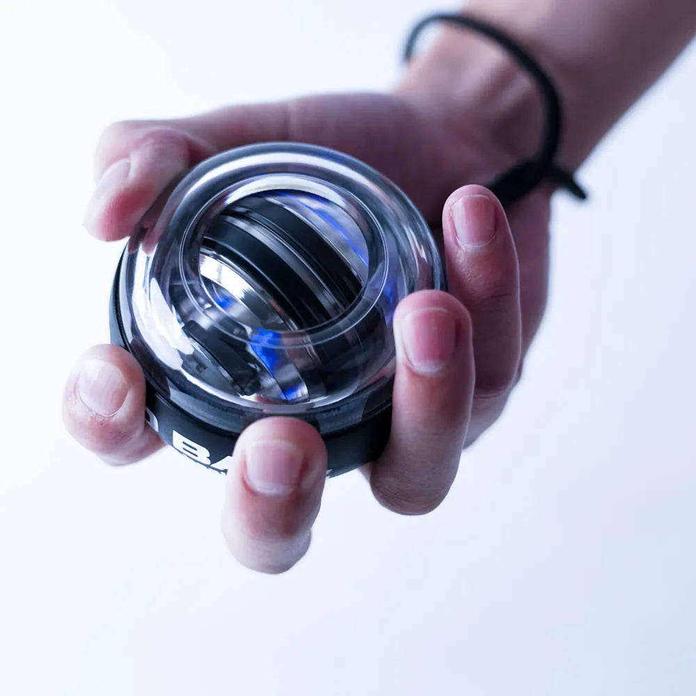 LED Gyroscopic Power Trainer Ball Autostart Range Gyro Power Wrist Ball Arm Hand Muscle Force Trainer Fitness Equipment