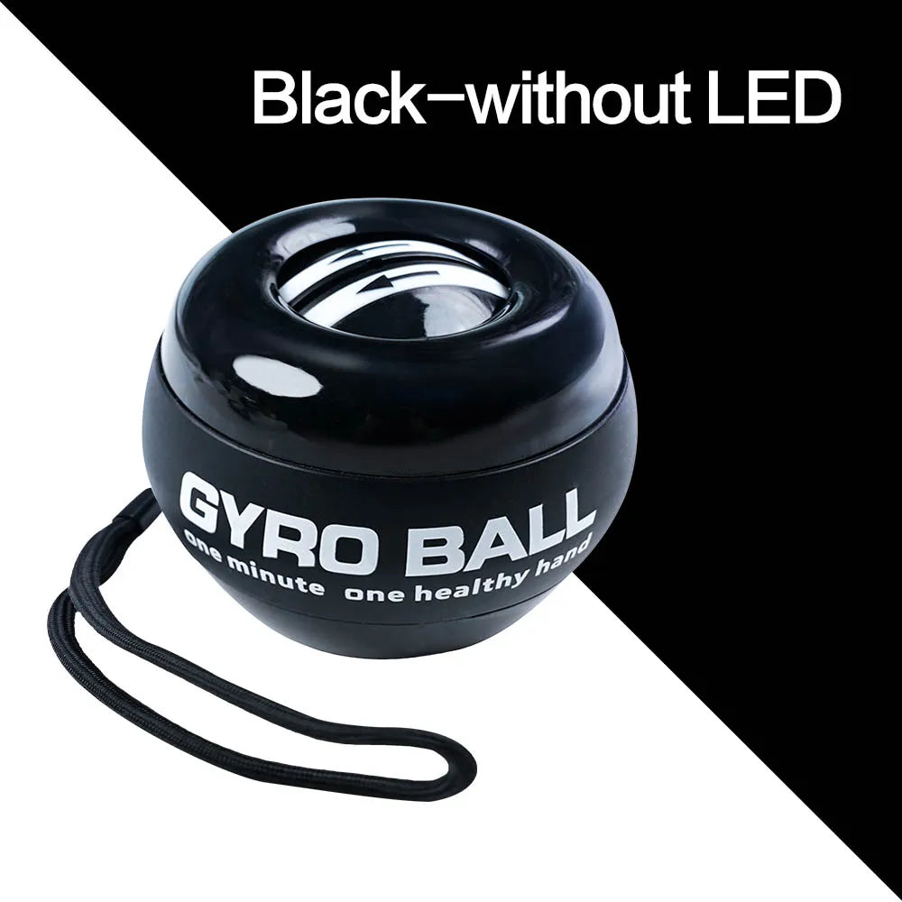 LED Gyroscopic Power Trainer Ball Autostart Range Gyro Power Wrist Ball Arm Hand Muscle Force Trainer Fitness Equipment