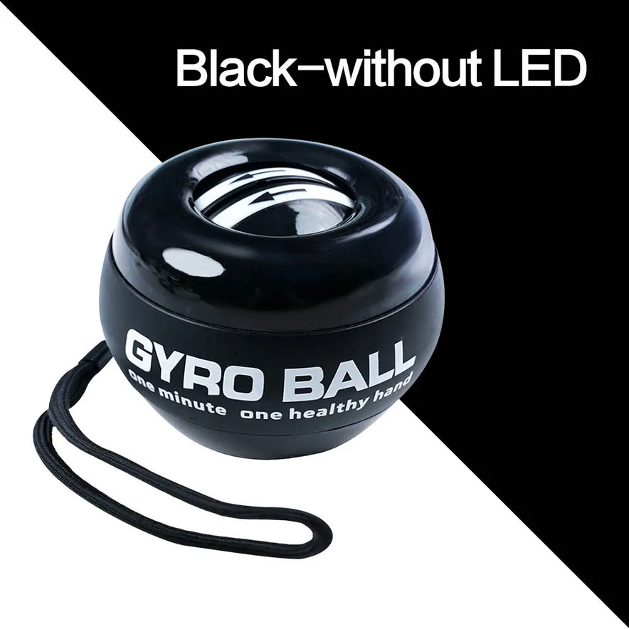 LED Gyroscopic Power Trainer Ball Autostart Range Gyro Power Wrist Ball Arm Hand Muscle Force Trainer Fitness Equipment