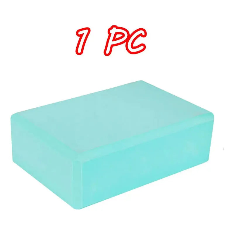 A light blue Montessori Sensory Balance Stone for Outdoor Play is displayed against a white background, featuring 1 PC in bold red above it.