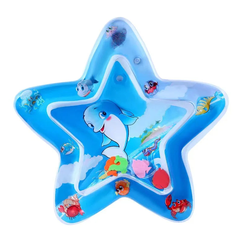 Infinno Inflatable Tummy Time Mat Premium Baby Play Mat Inflatable Water Cushion Interactive Baby Toys for Sensory Development