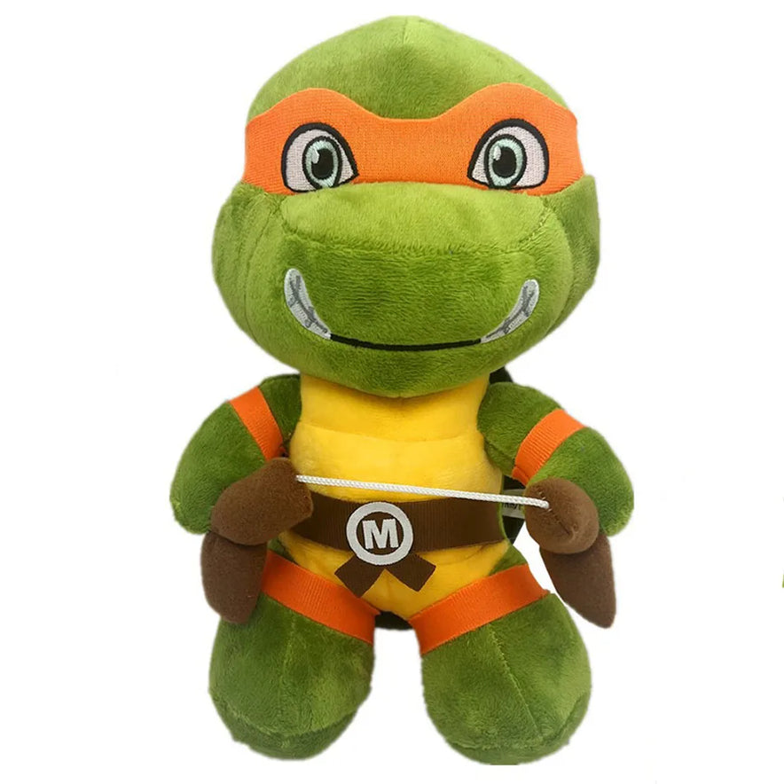 25Cm Ninja Turtles Plush Dolls Anime Game TMNT Leo Raph Mike Don Stuffed Animals Decoration Ornament Toys for Kids Birthday Gift