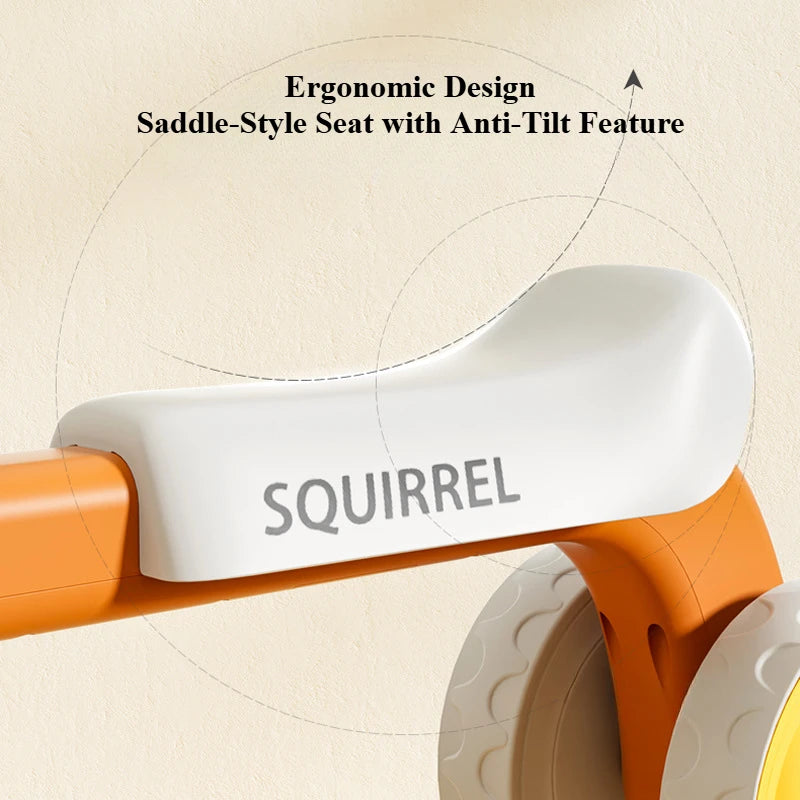 Baby Four-Wheel Walker Balance Bike Toddler Outdoor Scooter Infant Ride on Toy No Pedal Birthday Gifts for Babies Aged 1 to 3