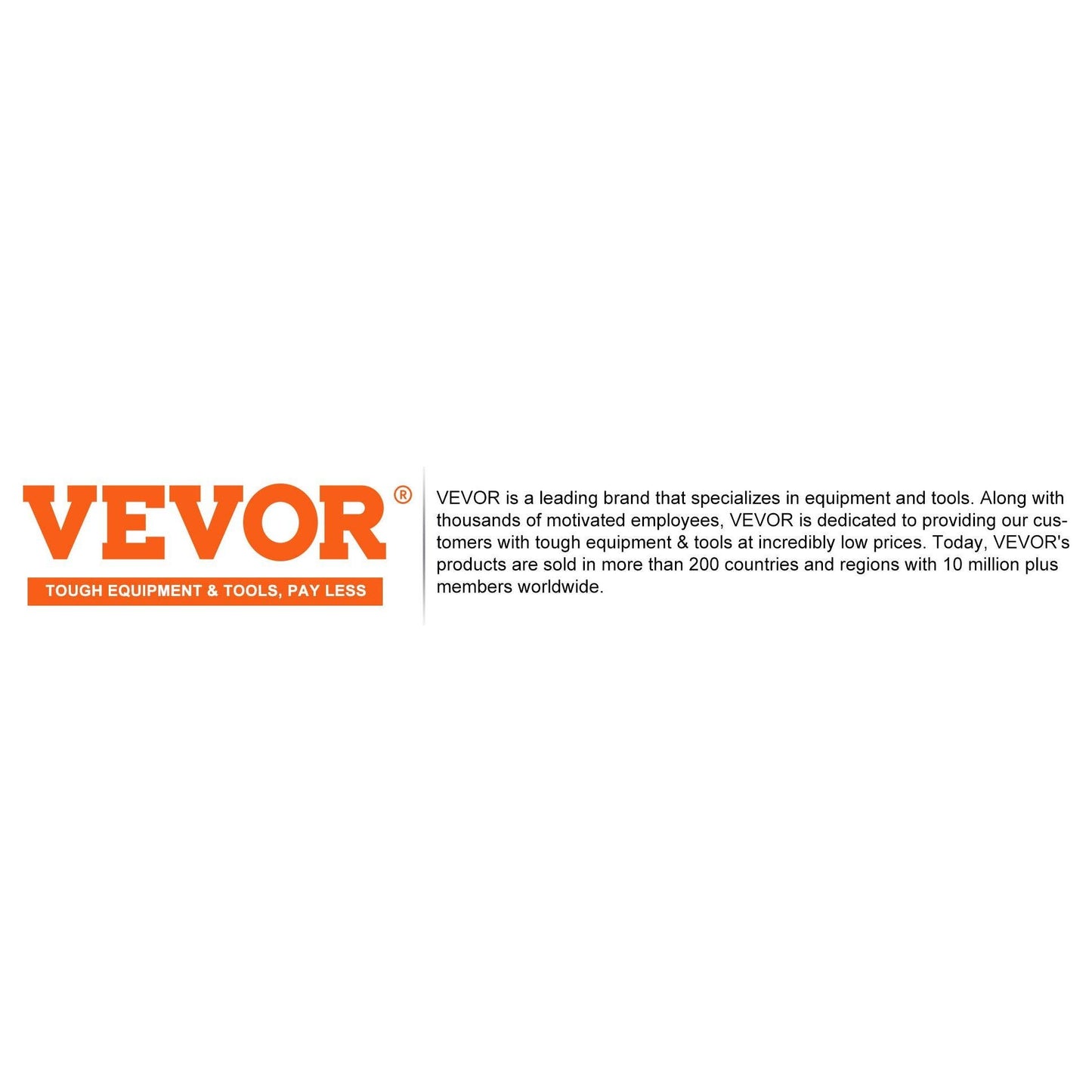 Featuring VEVORs logo on the left with the tagline Tough Equipment & Tools, Pay Less, discover the Backyard Adventure Swing Set with Saucer and Belt Swings for Kids. Known for durable construction, VEVOR emphasizes global reach and customer commitment in versatile swing options.