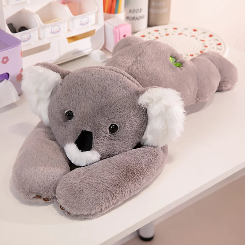 Long Arm Animal Weighted Stuffed Animal Soft Lazy Fluffy Plush Animal Plush Raccoon Koala Bear Giraffe Stuffed Plush Soft Pillow