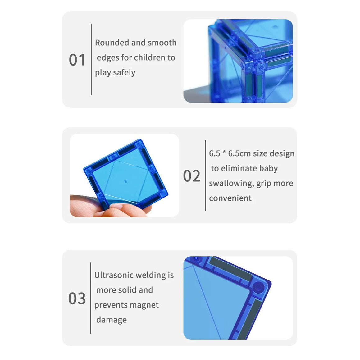 Hot Selling Magnetic Tiles Building Blocks Children Magnet Construction Set Montessori Educational Games Toys for Kids