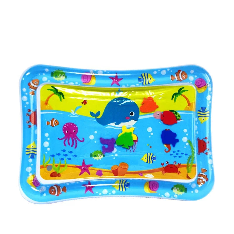 Infinno Inflatable Tummy Time Mat Premium Baby Play Mat Inflatable Water Cushion Interactive Baby Toys for Sensory Development
