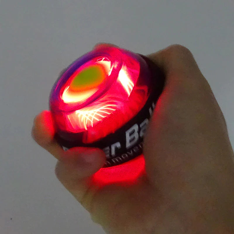 LED Wrist Ball Trainer Gyroscope Strengthener Gyro Power Ball Arm Exerciser Exercise Machine Gym Power Ball Fitness Equipment