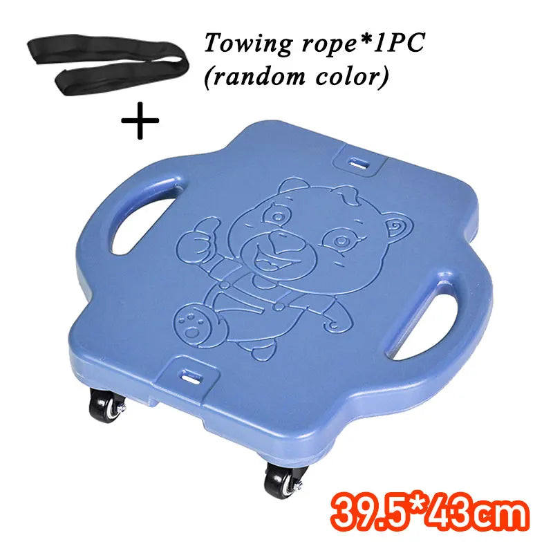 Montessori Sensory Integration Children Toys Mute Four-Wheeled Scooter Balance Training Outdoor Sports Teaching Aid Sensory Toys