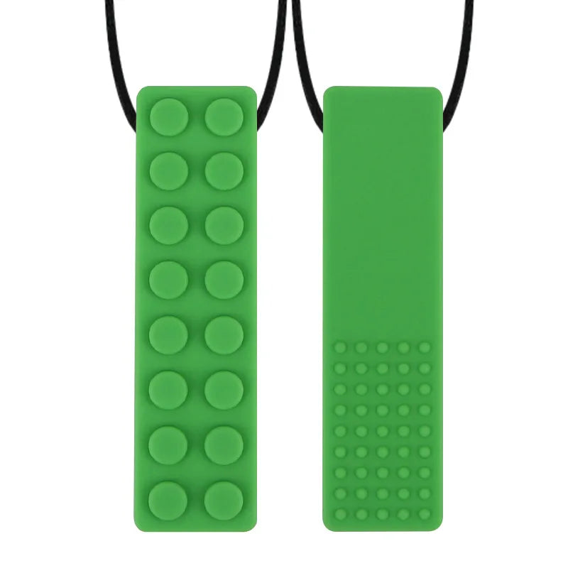 Baby Safe Silicone Brick Teether - Sensory Chew Toys for Teething Relief
