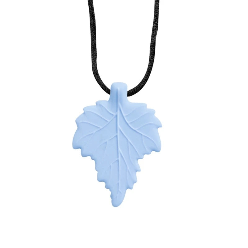 Silicone Baby Teether Necklace - Sensory Chewy Pendant for Teething Relief and Special Needs Support