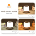 Bedside LED Night Light Touch Sensor Rechargeable Night Lamp Dimmable Reading Desktop Lamps for Kids Baby Bedroom Lighting Decor