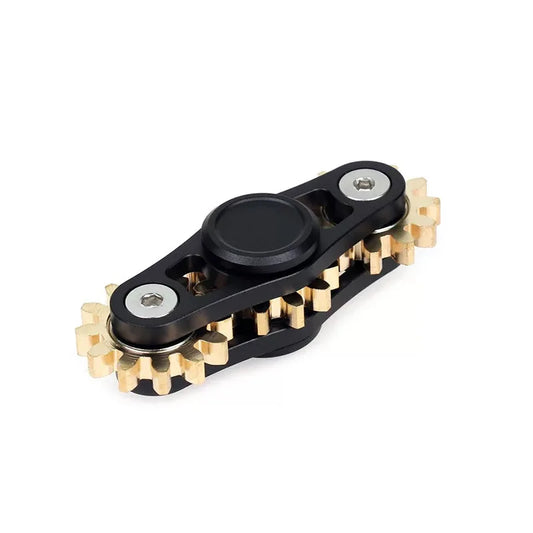 Bike Chain Metal Fidget Spinner 9 Gear Linkage Hand Spiner Magnetic Slider Stress Relief Toys for Adults EDC Funny Gifts