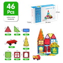 Magnetic Building Blocks Children DIY Games Montessori Educational Toys Construction Sets Magnet Tiles for Kids Gift