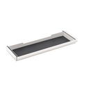 The Under Desk Drawer is a rectangular white metal pull-out tray, ideal as an under desk drawer or keyboard tray for home office organization and standing desk storage solutions.