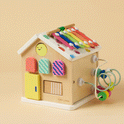 Montessori Cottage Activity Cube – Rainbow