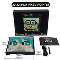 Smart LED Matrix Pixel Display RGB DIY Graffiti Bluetooth App Control Art Display for Gaming Room Decor Cool Animation Frame