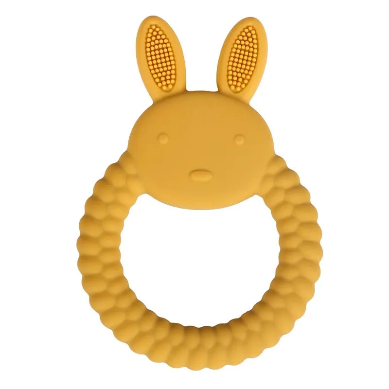 Baby Teether Gloves Kids Cartoon Bear Teething Silicone Dental Care Gums Anti-Eating Hand ​Molar Stick BPA Free ​Baby Accessorie