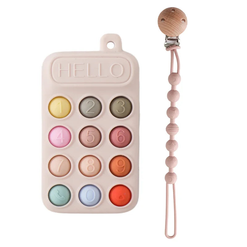 Baby Teether Gloves Kids Cartoon Bear Teething Silicone Dental Care Gums Anti-Eating Hand ​Molar Stick BPA Free ​Baby Accessorie