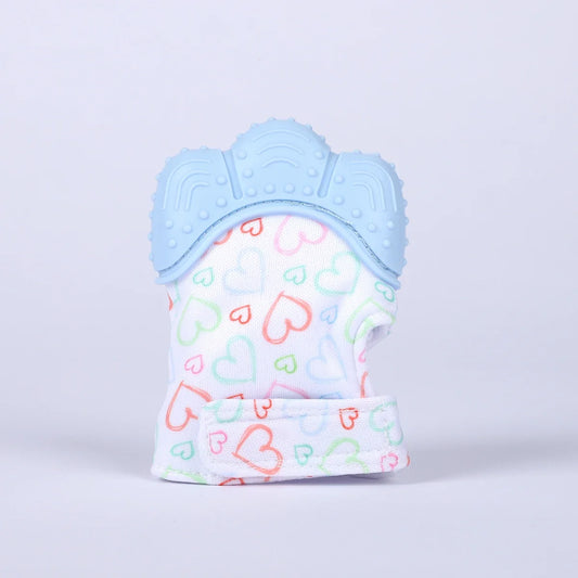 Baby Teether Cartoon Printed Children'S Gloves for Children and Babies Teethers anti Eating Hand Teething Chewing Toy Baby Stuff