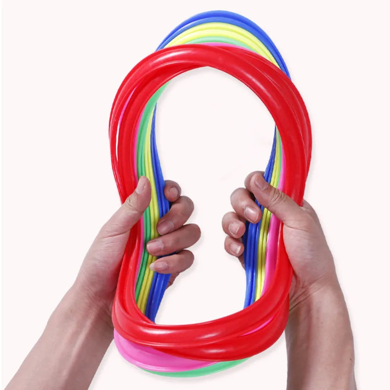 Children Jump Grid Outdoor Game Parent-Child Interactive Toys Kindergarten Early Education Teaching Aids Sensory Training Circle