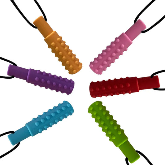 Sensory Chew Necklace for Autism Support and Stress Relief