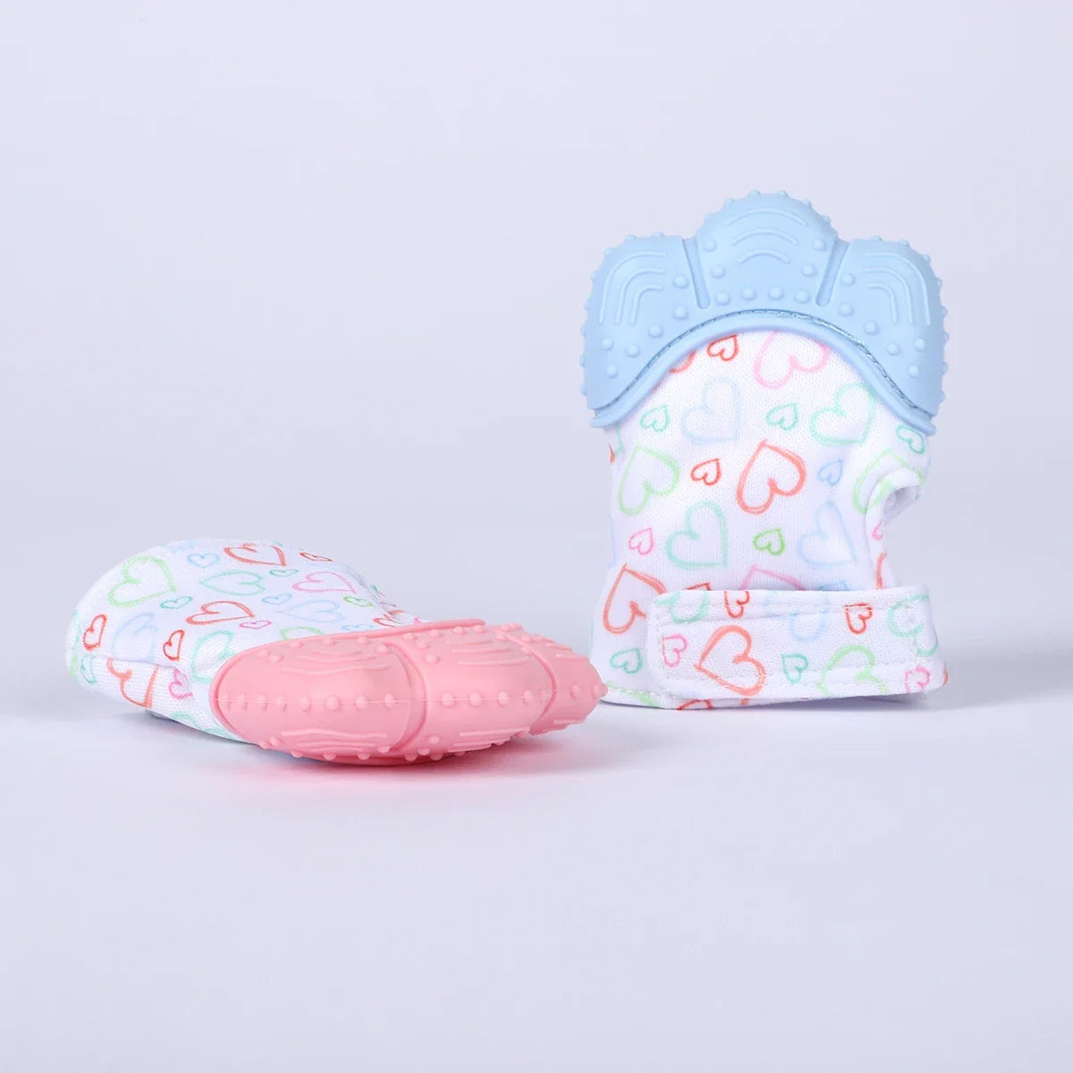 Baby Teether Cartoon Printed Children'S Gloves for Children and Babies Teethers anti Eating Hand Teething Chewing Toy Baby Stuff