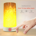 LED Flame Lamps for Room Simulated Flame Night Lights Lava Lamps Indoor Bar Ktv Wedding Decoration for Christmal New Year Gift