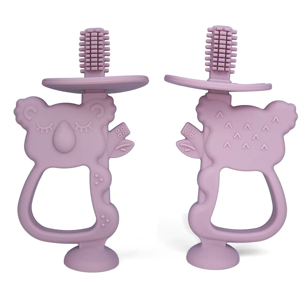 Baby Teether Gloves Kids Cartoon Bear Teething Silicone Dental Care Gums Anti-Eating Hand ​Molar Stick BPA Free ​Baby Accessorie