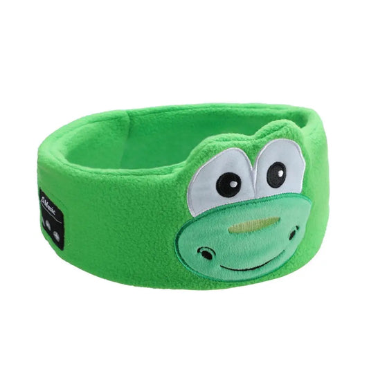 Adorable Bluetooth 5.0 Animal-Themed Sleep Mask Headphones for Kids with Wireless Earbuds