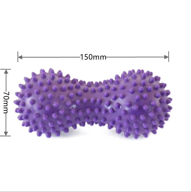 1Pc Peanut Massage Ball Shedgehog Sensory Training Grip Ball Muscle Pain Stress Sensory Ball Foot Muscle Massager Relaxation