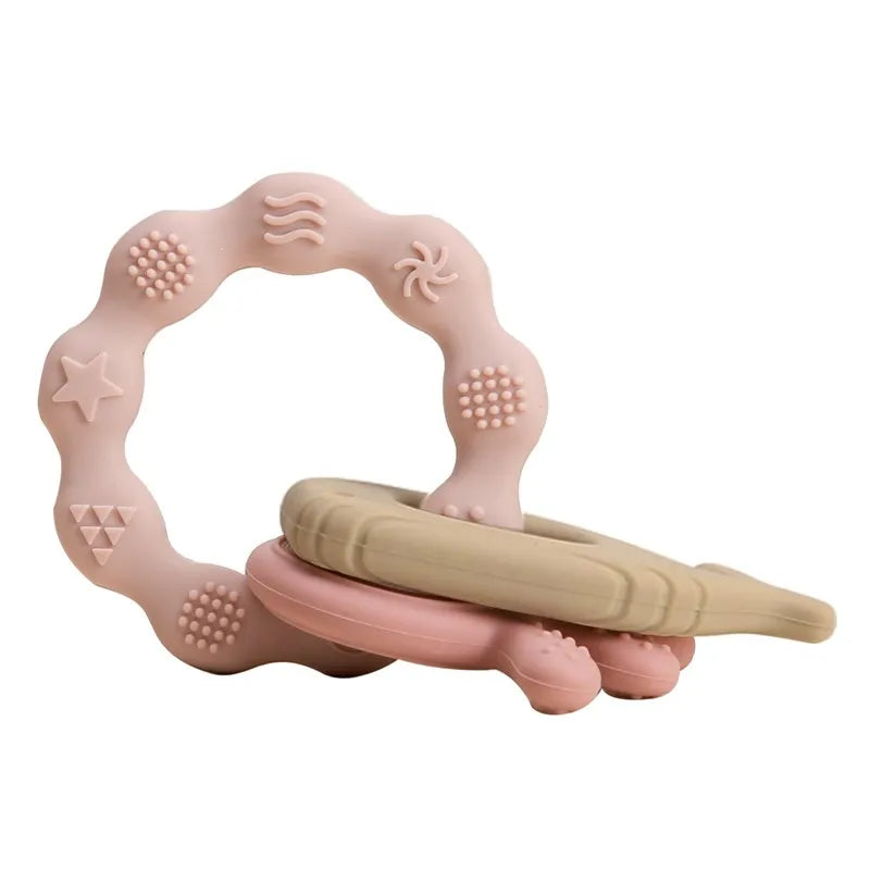 Baby Teether Gloves Kids Cartoon Bear Teething Silicone Dental Care Gums Anti-Eating Hand ​Molar Stick BPA Free ​Baby Accessorie