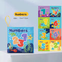 Soft Baby Fabric Book Interactive Sensory Activity Cloth Book for Babies First Educational Montessori Early Learning Game