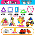 Magnets Toys for Kids Big Size plus Magnetic Blocks for Children Designer Constructor Set Toys for Boys Building Blocks