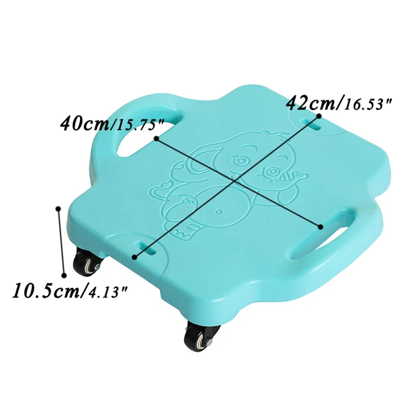 Montessori Sensory Integration Children Toys Mute Four-Wheeled Scooter Balance Training Outdoor Sports Teaching Aid Sensory Toys