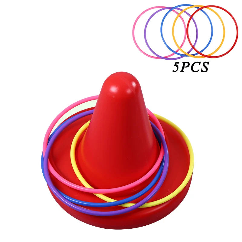 Children Balance Training Sensory Integration Toy Unicorner Chair Throwing Ring Funny Game Balance Perception Kids Teaching Aid