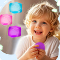 Ice Cube Shaped Fidget Toy Square Stress Relief Ball Squishy Squeeze Toys for Anxiety ADHD Stress Relief Gift for Adults