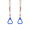 Kids Hanging Gymnastic Rings Indoor Outdoor Playground Swing Garden Backyard Obstacle Course Sensory Integration Training Toys