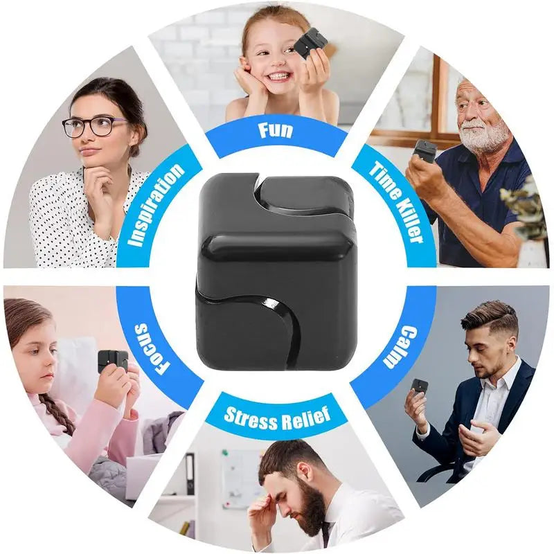 Infinity Gear Cube Spinner Antistress Toys Fidget Block Cube Fidget Block Infinity Toy Anti-Stress Kids anti Stress Games