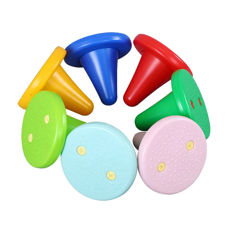 Children Balance Training Sensory Integration Toy Unicorner Chair Throwing Ring Funny Game Balance Perception Kids Teaching Aid