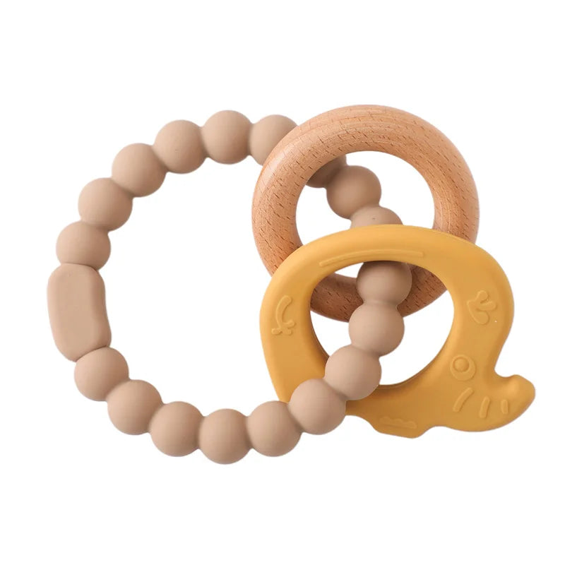 Baby Teether Gloves Kids Cartoon Bear Teething Silicone Dental Care Gums Anti-Eating Hand ​Molar Stick BPA Free ​Baby Accessorie
