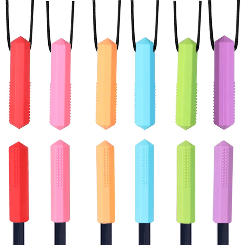 Sensory Chew Necklace for Autism Support and Stress Relief