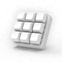 9 Keys Keyboard Key Toy Party Stress Relief DIY Fidget Button Keycap Fidget Keychain Keyboard Keychain Toys Finger Keyboard
